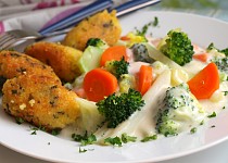 Zeleninové ragú a jáhlové krokety