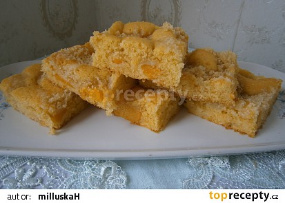 Miluščin křehký koláč s ovocem