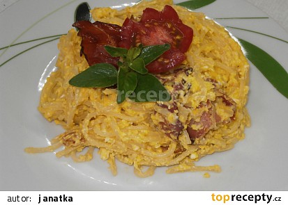 Špagety smetanové  (Carbonara)