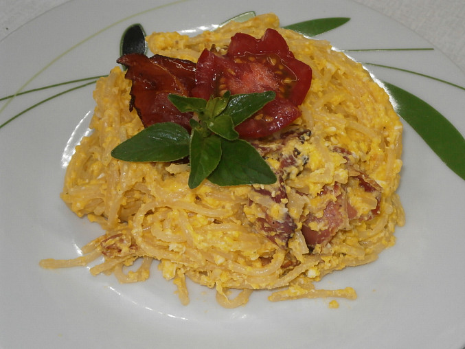 Špagety smetanové (Carbonara)