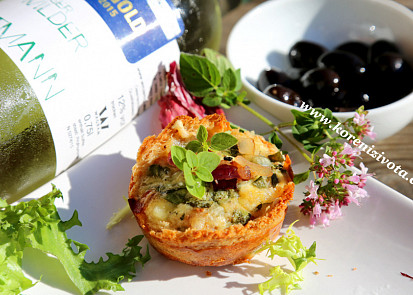mini quiche jako lehký oběd či předkrm mini quiche jako lehký oběd či předkrm