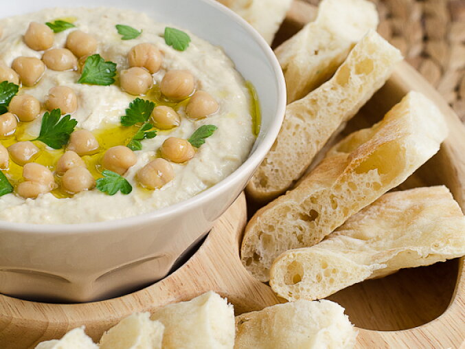 Pomazánka z cizrny - klasický hummus