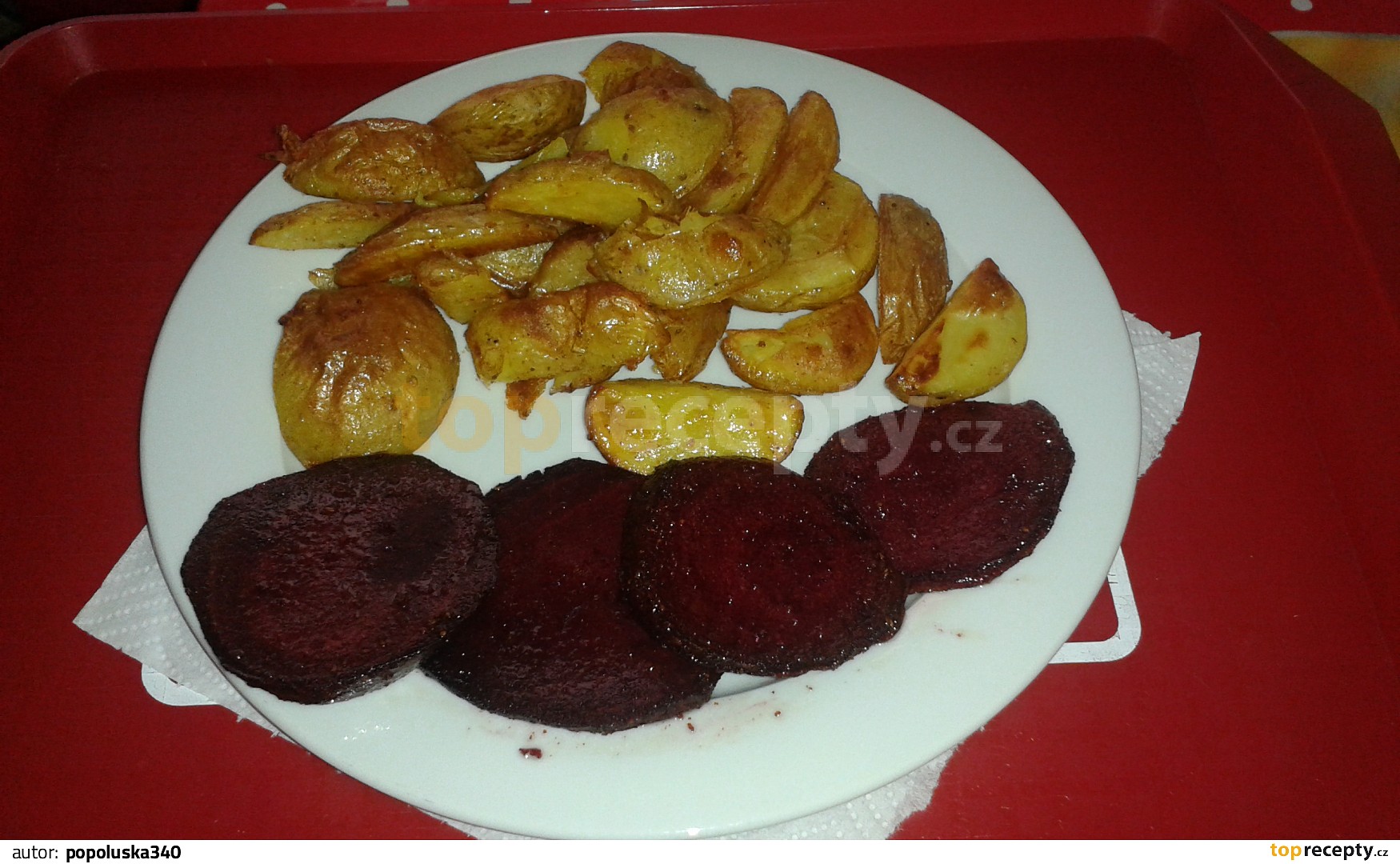 Česnekové hranolky s dipem Wasabi recept TopRecepty.cz