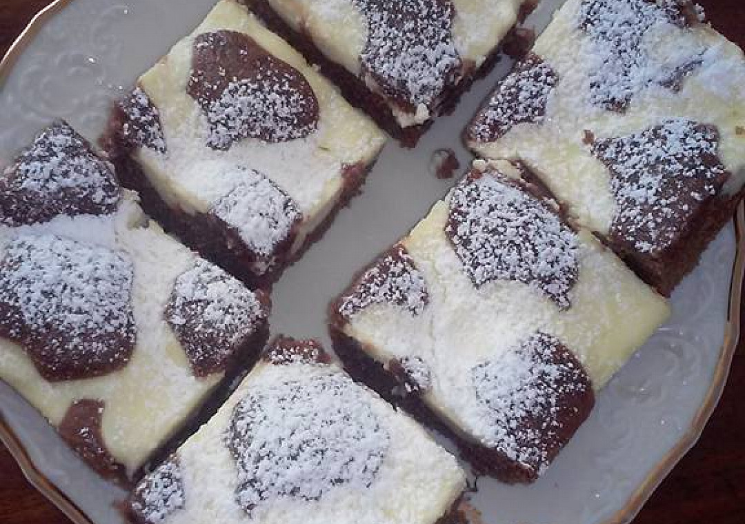 Tvarohová mřížková buchta