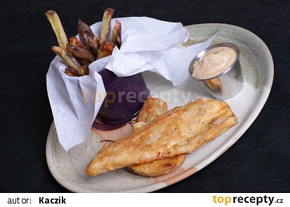 Vegan fish and chips