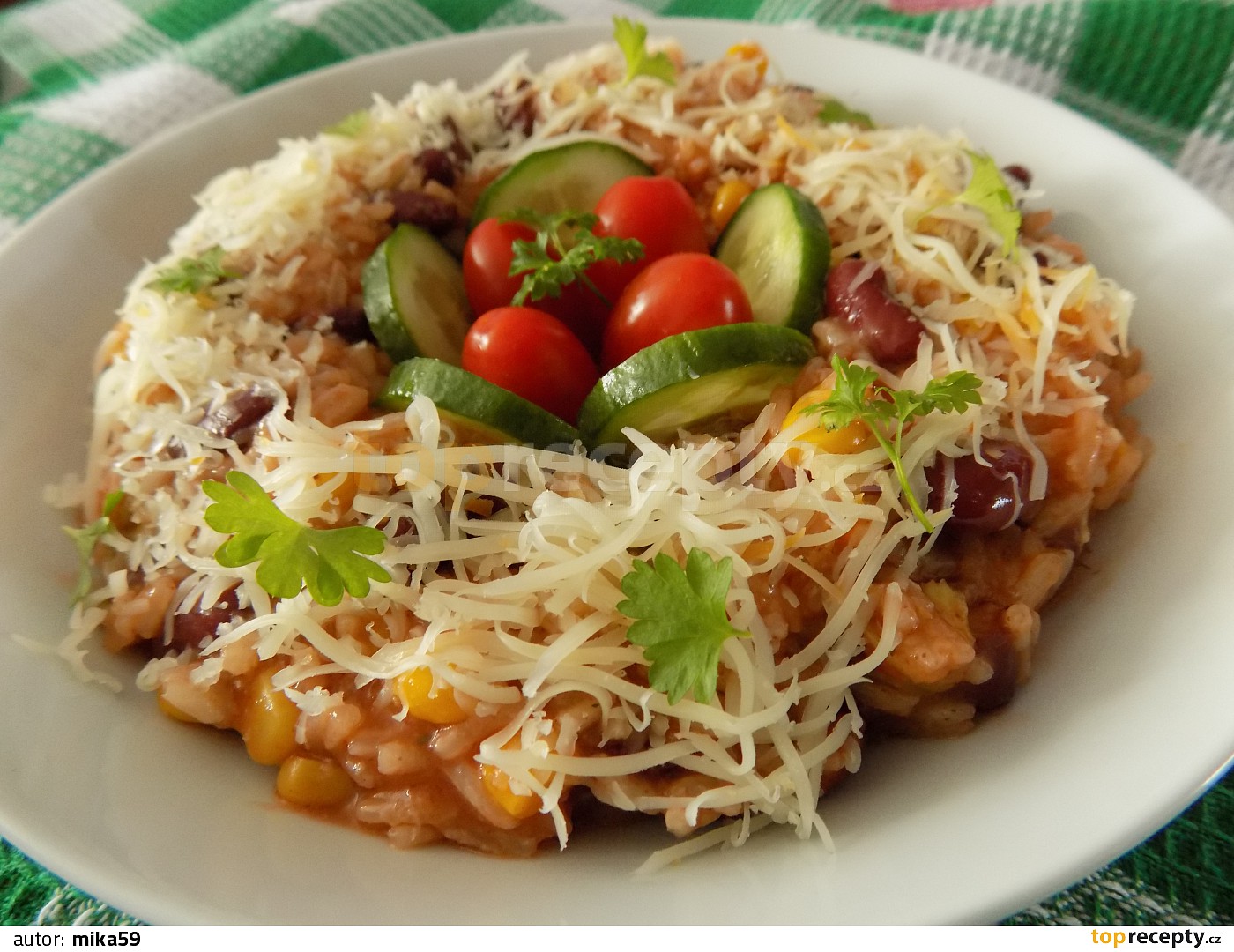 Rychlé bezmasé pikantní rizoto recept - TopRecepty.cz