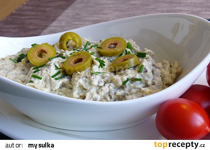 Pomazánka z lilku a zakysané smetany