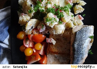 Mořská štika s bramborovým salátem
