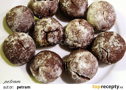 Čokoládové bochánky crinkles bez lepku, mléka a vajec