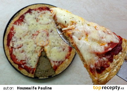 Zdravá pizza (tvarohovo-ovesná)
