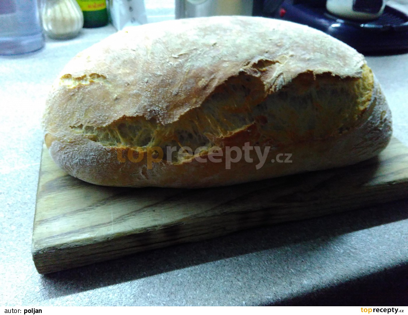 recept na domácí chleba bez kvásku