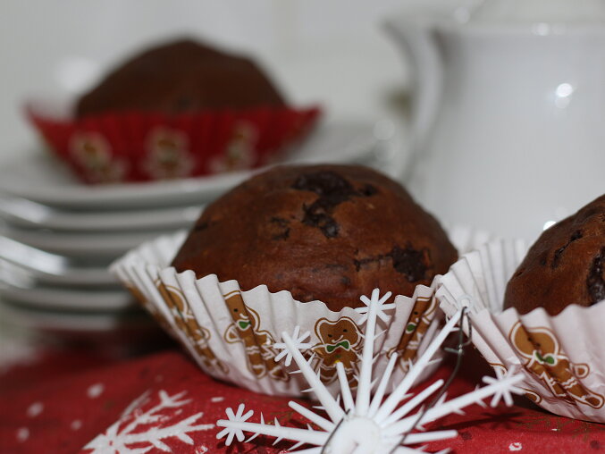 Muffiny s vůní čokolády