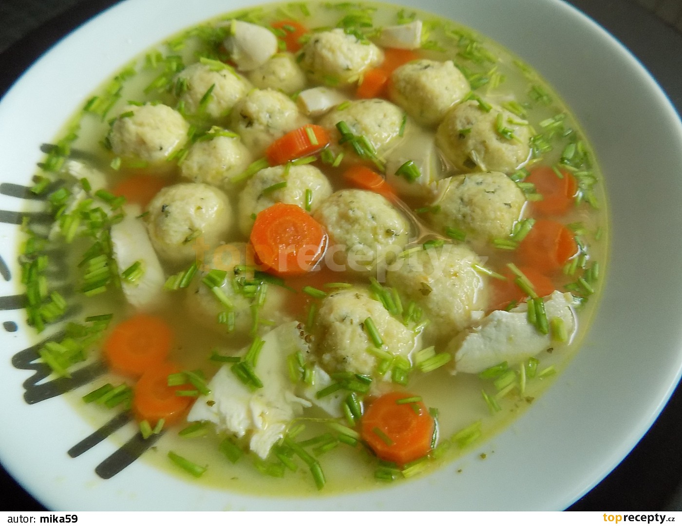 Ricottové knedlíčky do polévky recept TopRecepty.cz