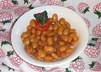 Gravče na tavče (balkánske zapečené fazole) Gravče na tavče (balkánske zapečené fazole)