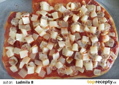 Domácí luxusní pizza