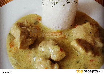 Krůtí kousky na curry a zelenině