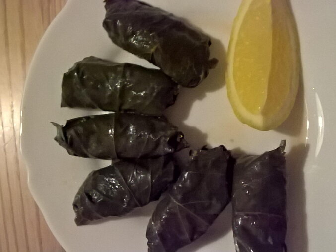 Plněné vinné listy - warak inab