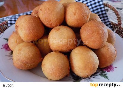 Mini-koblížky z kondenzovaného mléka
