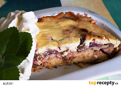 Palačinkové noky se švestkami a mascarpone