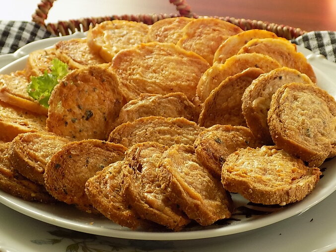 Rohlíkové "chipsy"