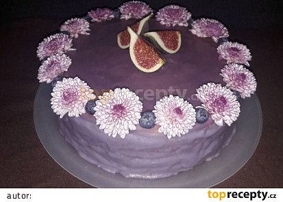 Punčový dort fialový