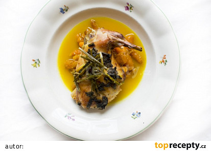 Králík na pomerančích se sladkou mrkví