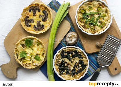 Mini quiche čtyřikrát jinak