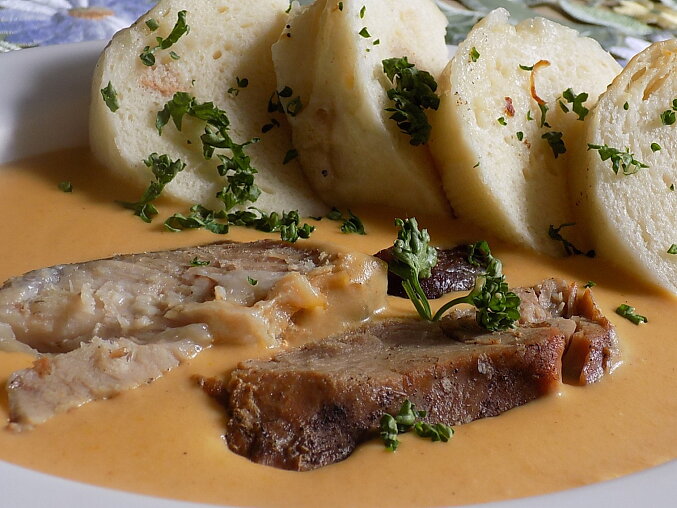 Vepřová plec na zelenině na způsob svíčkové
