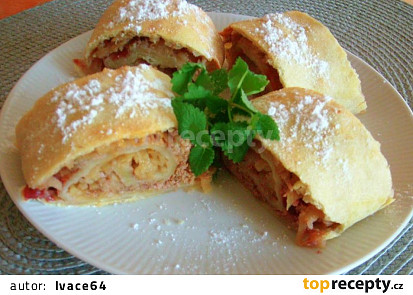 Babiččin závin s pomazánkového másla