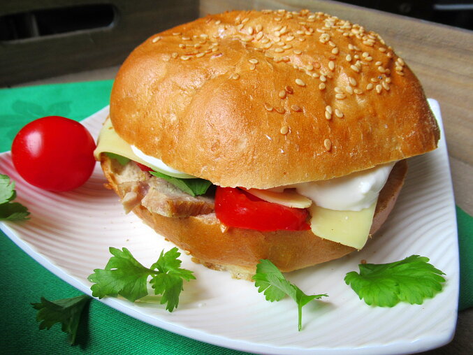 Plněné žemle - Tortas