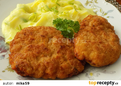 Řízky z mletého masa, sýru a mrkve