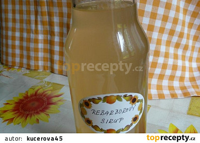 Rebarborový sirup