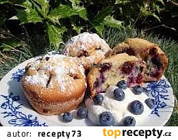 Borůvkové muffiny s rumem