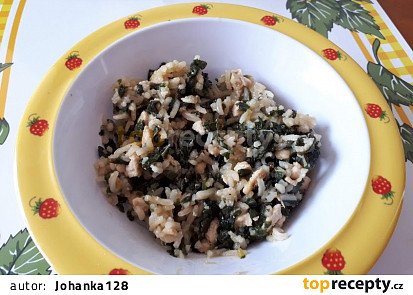 Krůtí s mangoldem - pro nejmenší