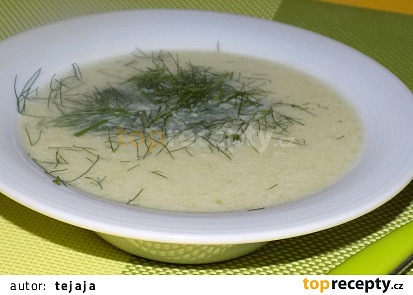 Krémová fenyklová polévka