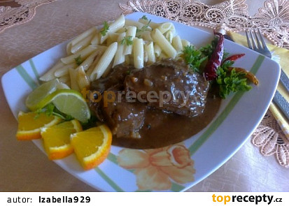 Hovězí plátky s hořkou čokoládou a chilli