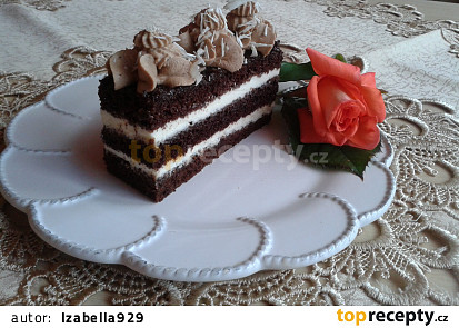 Čokoládové řezy s tvaroho-mascarpone krémom