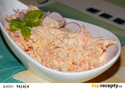 Salat z kořenové zeleniny s tofu majonézou