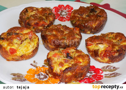 Cibulkové frittatas