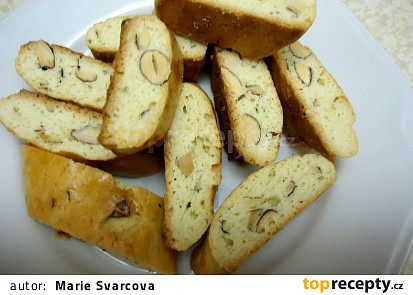 Italské mandlové sušenky - Cantuccini