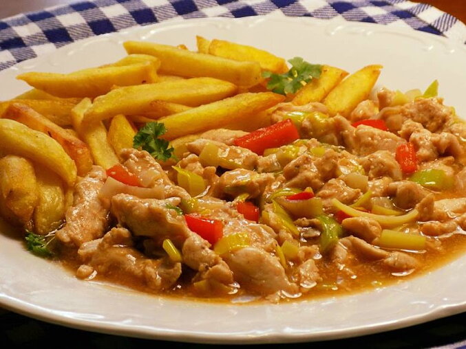 Majonézové kuřecí nudličky