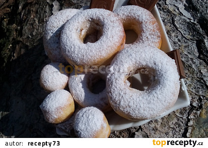 Pečené čokoládové donuty