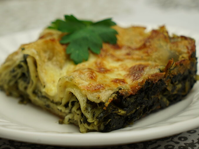 Lasagne se špenátem