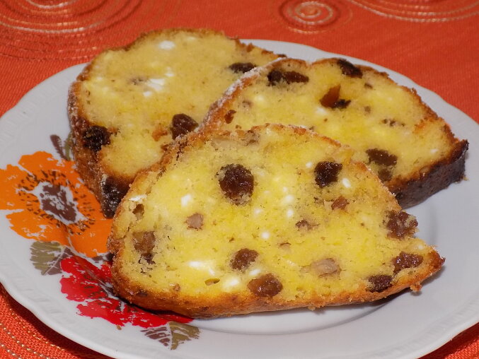 Tvarohový biskupský chlebíček