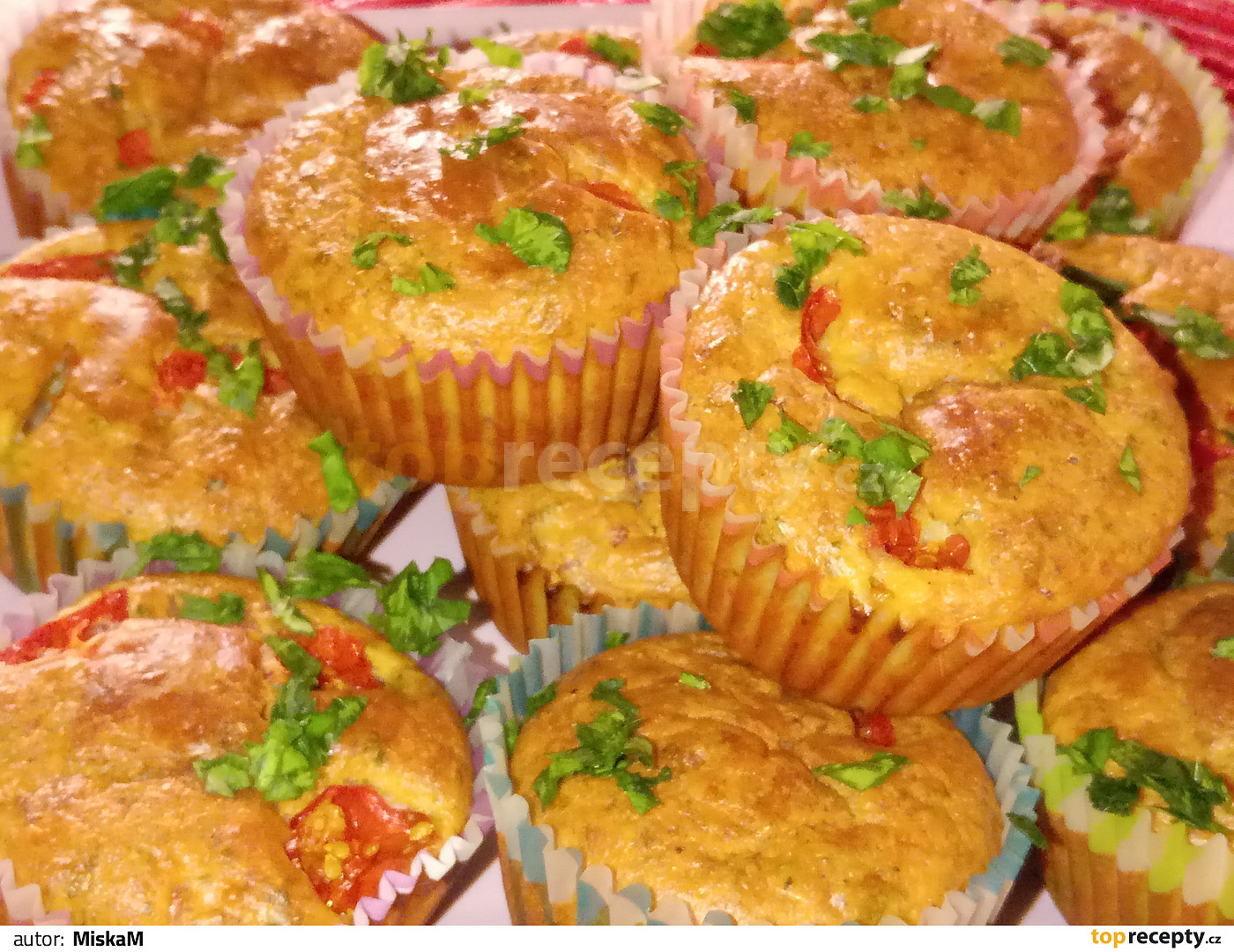 Slané jogurtové muffiny recept TopRecepty.cz