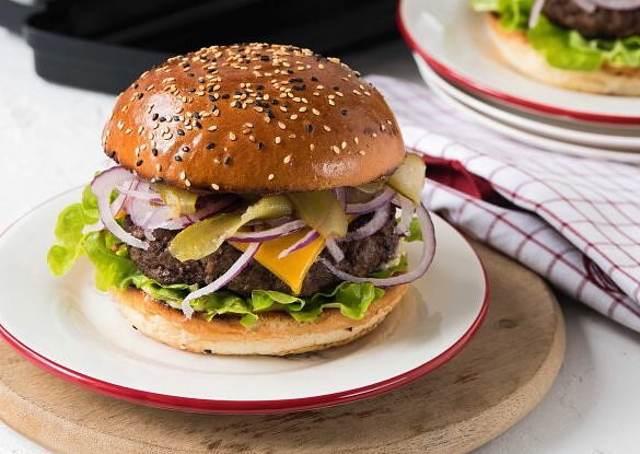 Burgery z hovězího mletého masa