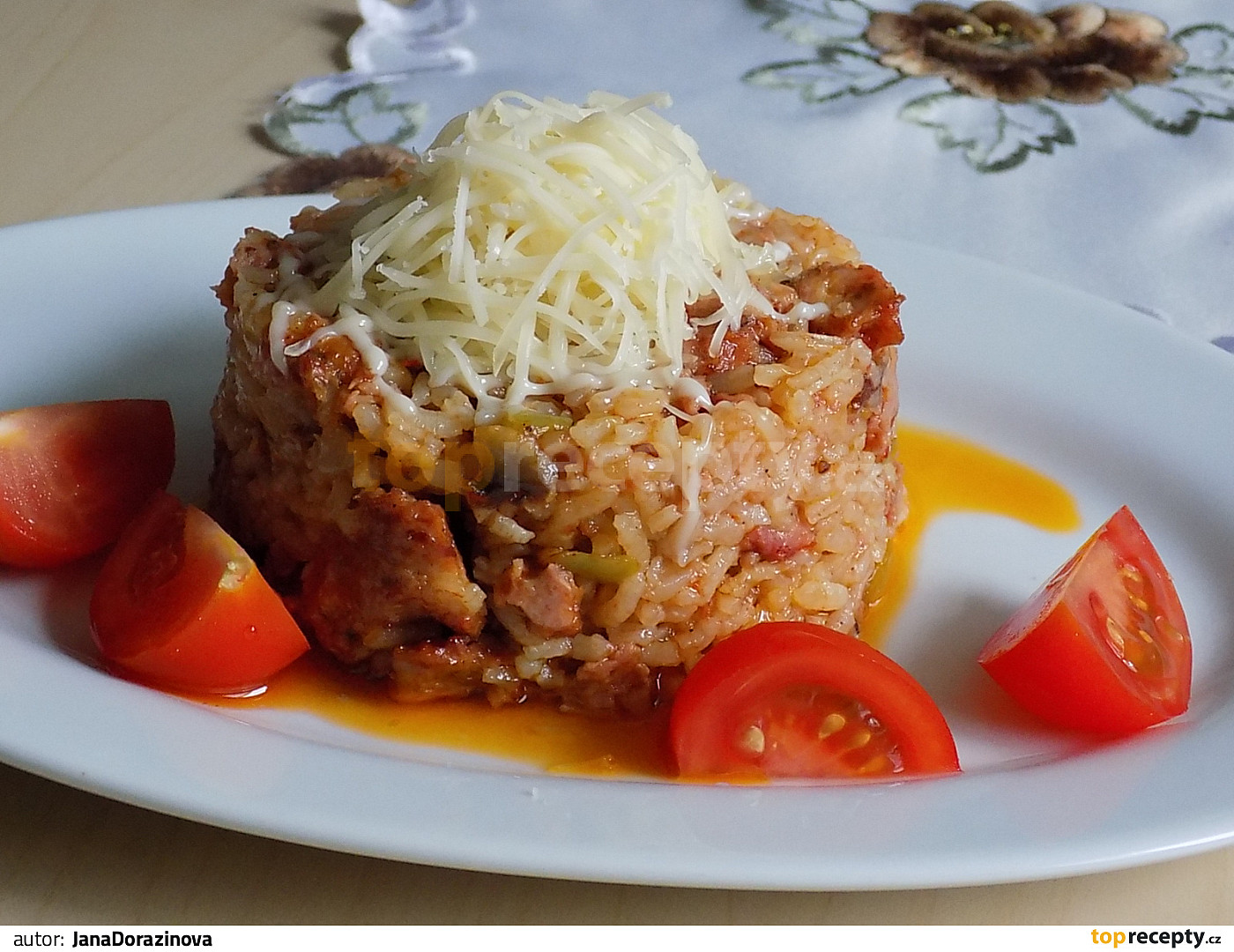 Rizoto z vepřové konzervy recept - TopRecepty.cz