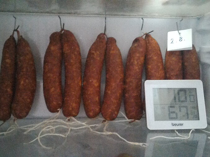 Španělská sušená klobása chorizo