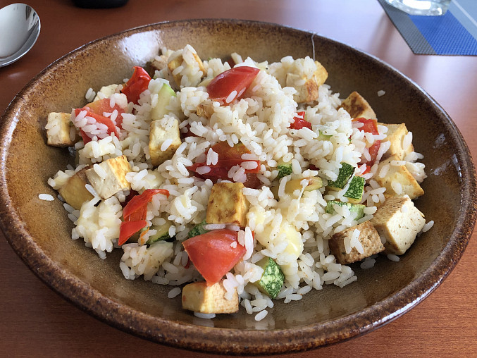 Tofu rizoto se zeleninou