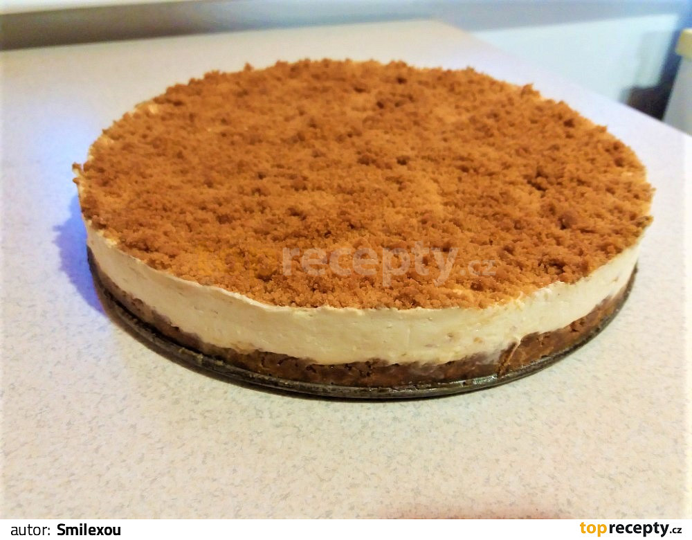 Lotus cheesecake z tvarohu (bez pečení) recept TopRecepty.cz
